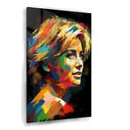 Princess Diana Glasschilderij 70x105cm + Ophangsysteem, Antiek en Kunst, Kunst | Schilderijen | Abstract, Verzenden