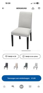 IKEA Bergmund Stoelhoezen, Nieuw, Ophalen of Verzenden, Vier, Stof