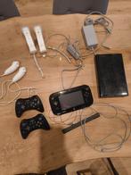 Nintendo Wii U - Compleet met 2 Controllers en 12 games, Ophalen of Verzenden, Gebruikt, Met 3 controllers of meer, Met games