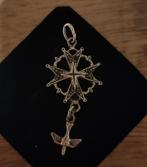 Hugenotenkruis, Sieraden, Tassen en Uiterlijk, Ophalen, Overige materialen, Zo goed als nieuw, Kruis of Symbool
