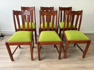 Eetkamerstoelen jaren 30 beschikbaar voor biedingen