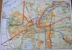 Plattegrond van Maastricht op ansichtkaart - nieuw, Verzenden, 1980 tot heden, Ongelopen, Limburg
