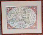 Oude landkaart. DESCRIP TIO GERMAIAE INFERIORIS, Nederland, Voor 1800, Zo goed als nieuw, Landkaart