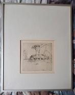 Ets Hans van Helden uit 1979 handgesigneerd, Antiek en Kunst, Ophalen