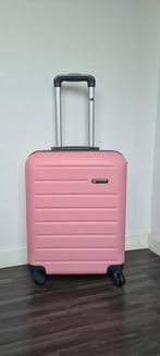 Hand bagage koffer, kleine koffer roze, Slot, Gebruikt, Hard kunststof, Ophalen