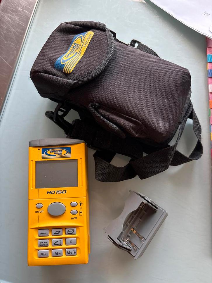 HD150 afstand en volume laser, Doe-het-zelf en Verbouw, Gereedschap | Handgereedschap, Zo goed als nieuw, Verzenden