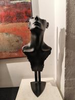 2956 Vintage Borstbeeld Torso  - Mannelijk Naakt Kunststof, Ophalen of Verzenden