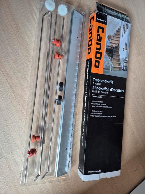 CanDo Traprenovatie Trapspin RVS, Doe-het-zelf en Verbouw, Ladders en Trappen, Zo goed als nieuw, Trap, Minder dan 2 meter, Ophalen of Verzenden