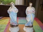 2  mooie religieuze beelden vieux  andenne bisque porselein, Ophalen of Verzenden