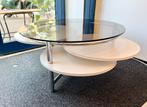 space age salontafel met 3 uitklapbare bladen 70s, Huis en Inrichting, Tafels | Salontafels, Ophalen, Gebruikt, -, -