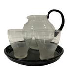 VERKOCHT Copier glazen waterset Virgo Leerdam Art Deco, Ophalen of Verzenden