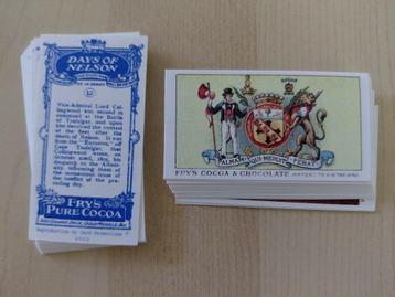 Days of Nelson complete set 25 trade cards REPRO Fry's cocoa beschikbaar voor biedingen