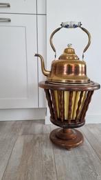 Decoratieve stoof met koperen ketel, Antiek en Kunst, Ophalen