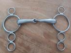 Te koop 3 rings pessoa bit 12,5 cm enkel gebroken, Dieren en Toebehoren, Ophalen of Verzenden, Gebruikt