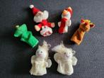 6 nieuwe stoffen kerstfiguren, Diversen, Kerst, Ophalen of Verzenden, Nieuw
