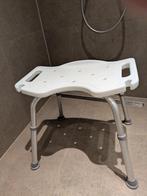 Douchekruk, wit kunststof + alu, stevig, hoogte instelbaar, Diversen, Ophalen, Zo goed als nieuw