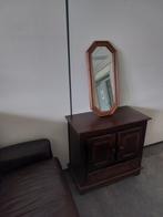 fraaie  langwerpige  spiegel met houten lijst (900061), Huis en Inrichting, Minder dan 100 cm, Minder dan 50 cm, Rechthoekig, Ophalen