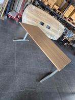 Assmann bureaus | Aluminium onderstel - Havana blad 180 x 90, Ophalen, Gebruikt, Bureau