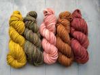 set van handgeverfde mini strengen, Ophalen of Verzenden, Nieuw, Breien of Haken, Wol of Garen