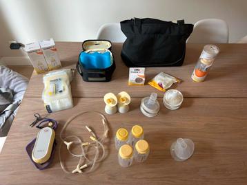Medela Freestyle Flex Borstkolf + Veel Accessoires beschikbaar voor biedingen