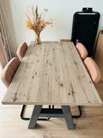 Eettafel met stoelen - 160x90 cm ook los van elkaar te koop, Huis en Inrichting, Tafels | Eettafels, Ophalen, Gebruikt, 50 tot 100 cm
