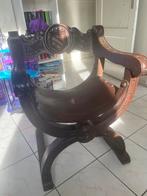 Antieke Dagobert Houten Stoel, Ophalen of Verzenden