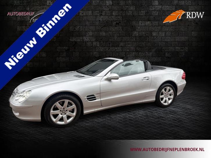 Mercedes-Benz SL-Klasse 500 Roadster AUT 2002 Grijs 37430 km, Auto's, Mercedes-Benz, Bedrijf, Te koop, SL, ABS, Adaptive Cruise Control