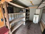 Opslagcontainer met aanbouw - Zelf afbreken, Tuin en Terras, Bergingen en Tuinkasten, Ophalen, Gebruikt, Metaal, Containerberging