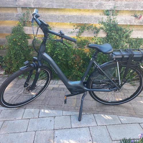 E-bike damesfiets, Fietsen en Brommers, Fietsen | Dames | Damesfietsen, Gebruikt, Batavus, (Extra) lage instap, 50 tot 53 cm, Ophalen