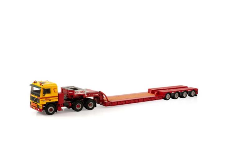 KLOMP TRANSPORT ZWOLLE; VOLVO F12 6X2 NOOTEBOOM, Hobby en Vrije tijd, Modelauto's | 1:50, Nieuw, Bus of Vrachtwagen, Wsi, Ophalen of Verzenden