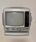 Draagbare zwart-wit TV met radiofunctie, Audio, Tv en Foto, Vintage Televisies, Ophalen of Verzenden, Gebruikt, Minder dan 40 cm