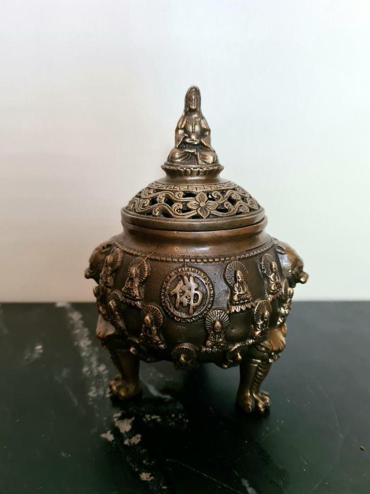 Wierook pot, Antiek en Kunst, Antiek | Koper en Brons, Brons, Ophalen of Verzenden