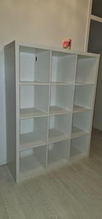 Witte Kast met Vakken, Huis en Inrichting, Met plank(en), Kunststof, Gebruikt, 100 tot 150 cm