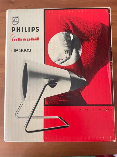 Infraphil Philips designlamp “Made in Holland" uit jaren 70, Verzamelen, Elektronische Apparatuur, Persoonlijke verzorging, Ophalen of Verzenden