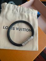 Louis Vuitton Digit Damier Graphite Bracelet maat 19, Ophalen, Zo goed als nieuw, Zwart, Leer