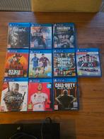 Playstation 4, 10 games, 1 controller, Ophalen of Verzenden, Gebruikt, Met 1 controller, Original