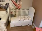 GONATT Babybedje met lade wit IKEA 60x120cm, Kinderen en Baby's, Kinderkamer | Bedden, Ophalen, Zo goed als nieuw, Minder dan 140 cm