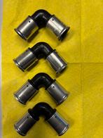 4 x 32mm HENCO 90 graden bocht, Ophalen of Verzenden, Zo goed als nieuw