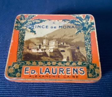 Blikje van Ed. Laurens “Prince de Monaco. Afm. 8x7x1,5 cm. beschikbaar voor biedingen