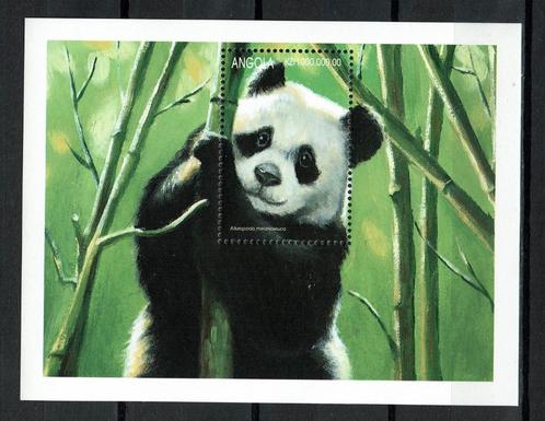 angola 1999 pf blok panda beren zoogdieren wildlife, Postzegels en Munten, Postzegels | Thematische zegels, Postfris, Dier of Natuur