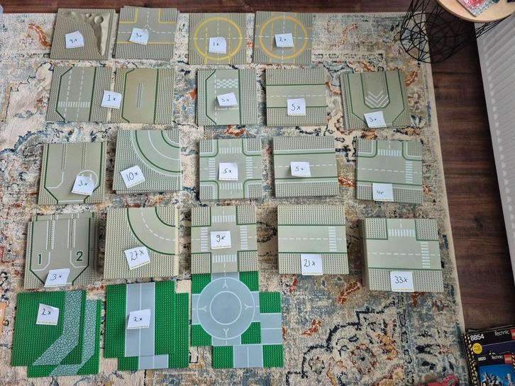 Lego Wegplaten - 137 Stuks - ook los te koop, Kinderen en Baby's, Speelgoed | Duplo en Lego, Gebruikt, Lego, Losse stenen, Ophalen of Verzenden