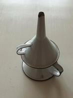 Vintage Emaille Trechters - Set van 2, Ophalen of Verzenden
