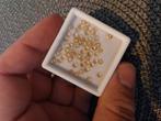3mm gele citrien cabochons 2, Ophalen of Verzenden, Zo goed als nieuw