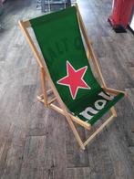 Heineken tuinstoel deze week voor €65!, Ophalen, Gebruikt, Hout, Eén