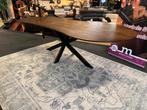 Eettafel Organisch 250x110 Bruin mangohout Nu voor €399,-, Huis en Inrichting, 100 tot 150 cm, Ophalen of Verzenden, Mwonenenslapen@ziggo.nl