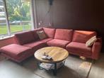 Roze hoekbank, Ophalen, Zo goed als nieuw, Stof, Hotel Chique