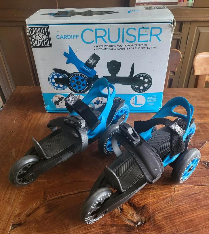 Cardiff Cruiser Skates - Maat Large 2x, Sport en Fitness, Skeelers, Zo goed als nieuw, Overige typen, Overige merken, Dames, Heren