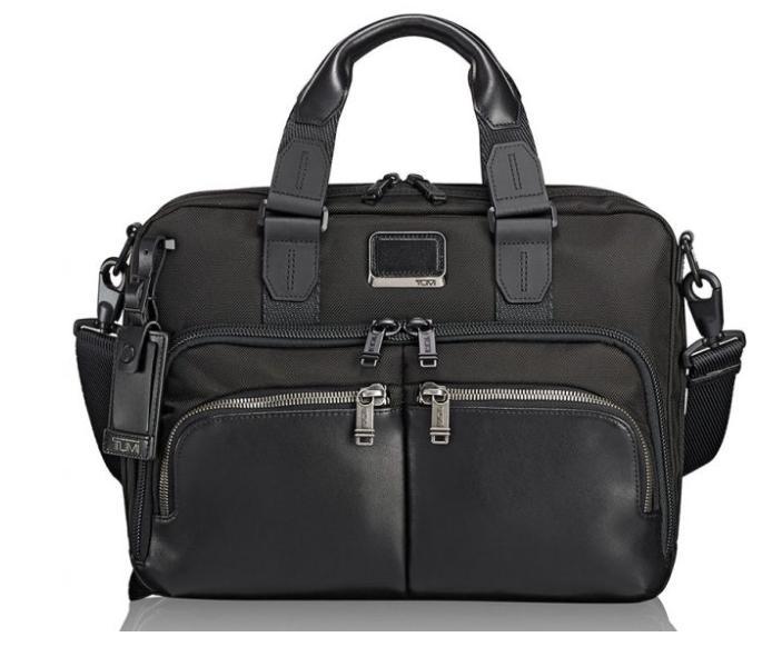 TUMI - Alpha Bravo Patterson Brief Laptop Briefcase, Computers en Software, Laptoptassen, Gebruikt, Rugzak, 16 inch, Ophalen