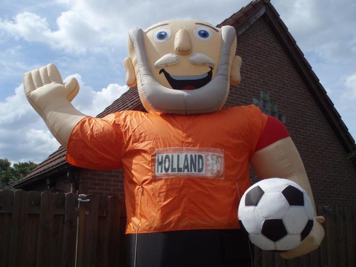 Nederlands Elftal Speler opblaasfiguur, Hobby en Vrije tijd, Feestartikelen | Verhuur, Zo goed als nieuw, Overige, Ophalen