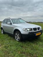 BMW X3 2.5 I 2004 Grijs, Auto's, BMW, 1800 kg, Zwart, Leder, Handgeschakeld